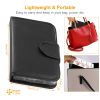 Weekly Pill Organizer AM PM Daily Medicine Pill Planner BPA Free Pill Box Vitamins Medication Supplements Holder with PU Leather Case