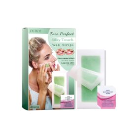 OUHOE Silky Touch Wax Strips, Mild Non-Irritating Moisturizing Refreshing Clean Face Lip Hair Removal Wax