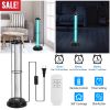UV Sterilizer Lamp Ultraviolet Disinfection Quartz Tube Light Germicidal Ozone Lamp W/ Timer Function For Car Bedroom Kitchen Hotel Pet Area