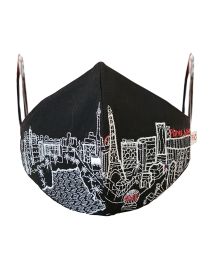 LAS VEGAS EMBROIDERED SKYLINE FACE MASK