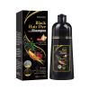 EELHOE Black Hair Shampoo, Multiflorum Essence Moisturizing Nourishing Cleansing ing Black And Smooth Hair Shampoo