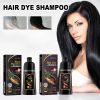 EELHOE Black Hair Shampoo, Multiflorum Essence Moisturizing Nourishing Cleansing ing Black And Smooth Hair Shampoo