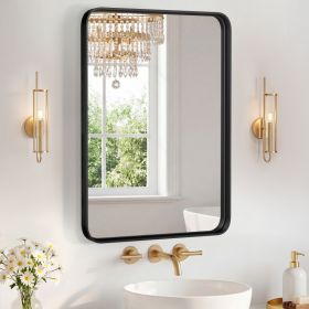 Wall Mirror With Rectangular Metal Frame (Option: 2230N)