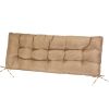 Bench Seat Cushion For Indoor Outdoor Furniture Non Slip Long Chair Cushion with Ties Strap Waterproof Swing Cushion 51.18x19.68IN For Garden Patio Ba